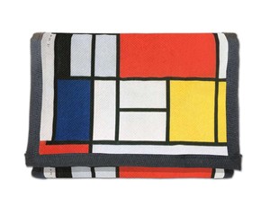 Portfel Kompozycja w czerwieni, żółci, błękicie i czerni Piet Mondrian