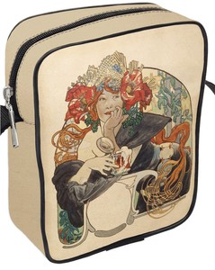 Torba listonoszka Bières De La Meuse (Piwo z mezy) Alfons Mucha