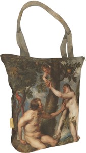 Torba na ramię shopper Adam i Ewa Peter Paul Rubens