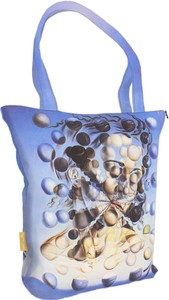 Torba na ramię shopper Galatea sfer niebieskich Salvador Dali