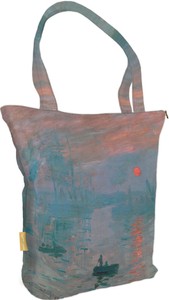 Torba na ramię shopper Impresja, wschód słońca Claude Monet