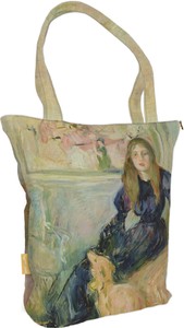 Torba na ramię shopper Julie Manet i jej piesek Laërte Berthe Morisot