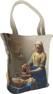 Torba na ramię shopper Mleczarka Jan Vermeer