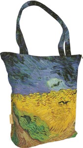 Torba na ramię shopper Pole pszenicy z krukami Vincent Van Gogh