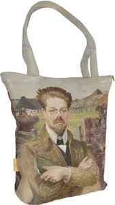 Torba na ramię shopper Portret Władysława Reymonta Jacek Malczewski